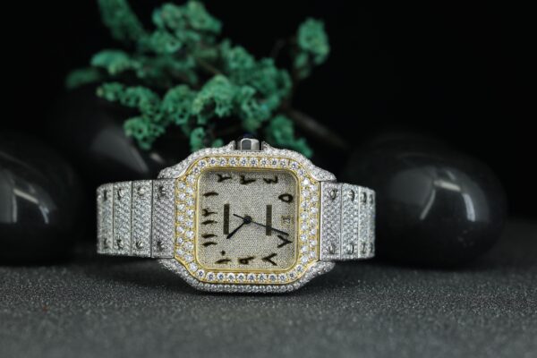 Customized Top Luxury VVS Moissanite Diamond Watch Stainless Steel Mechanical Watch For Men’s - Image 11