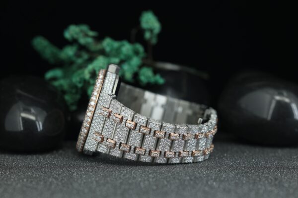 Best Luxury Men’s Watches Moissanite Diamond Watch Fully Ice Out Diamond Watch, customize Moissanite Watch For Men’s Women - Image 3
