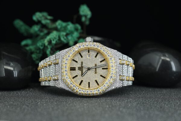 Diamonds Watch Wristwatches Hip Hop Diamond Watch Round Cut All Size Customize