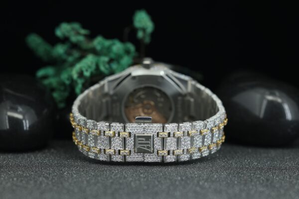 Diamonds Watch Wristwatches Hip Hop Diamond Watch Round Cut All Size Customize - Image 2
