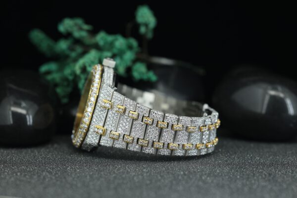 Diamonds Watch Wristwatches Hip Hop Diamond Watch Round Cut All Size Customize - Image 9