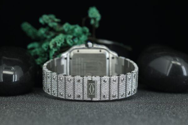 Customized Top Luxury VVS Moissanite Diamond Watch Stainless Steel Mechanical Watch For Men’s - Image 2
