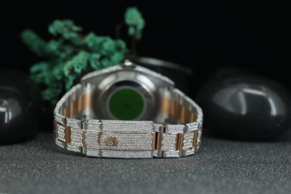 Men’s Moissanite Diamond Watch, Moissanite Unique watch, Full Bust Down Watch, Watch For Adults, Stainless Steel - Image 8