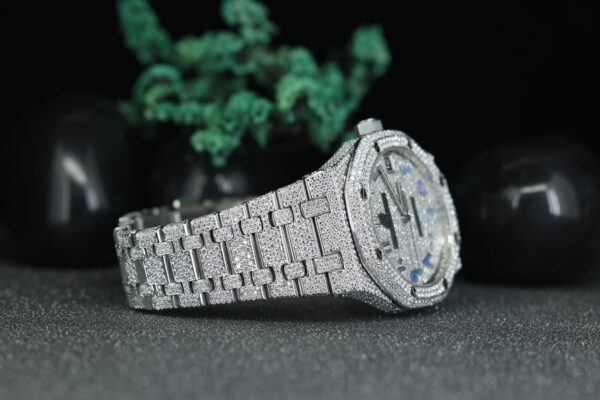 High Quality Hip Hop Customized Iced Out Moissanite Diamonds Watches For Men’s VVS Diamonds Watch - Image 6