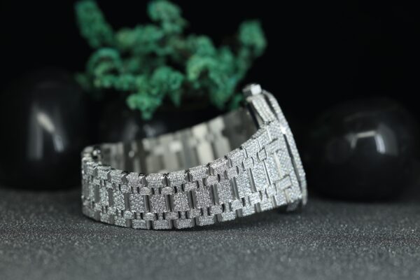 High Quality Hip Hop Customized Iced Out Moissanite Diamonds Watches For Men’s VVS Diamonds Watch - Image 5