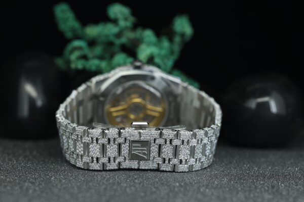 High Quality Hip Hop Customized Iced Out Moissanite Diamonds Watches For Men’s VVS Diamonds Watch - Image 4