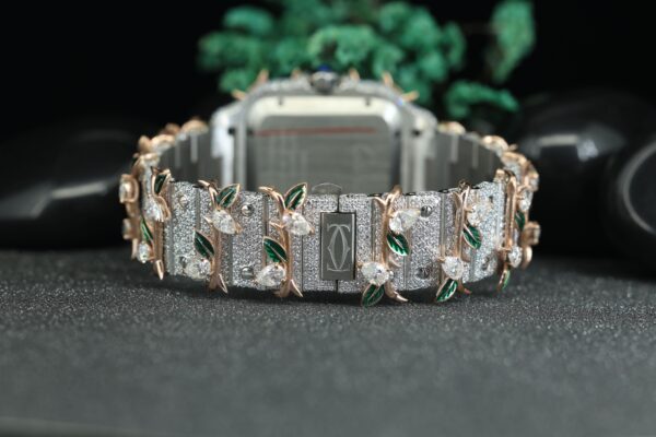 Luxury Square Watch Fully iced Out Moissanite Diamond Watch Bust Down Moissanite Diamond Watch - Image 2