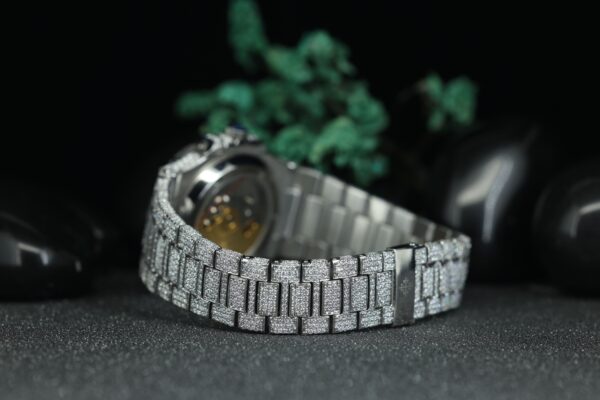 VVS Moissanite Diamond Watch Special Bust Down, Iced Out and 41MM Fully Automatic Watch For Man - Image 2